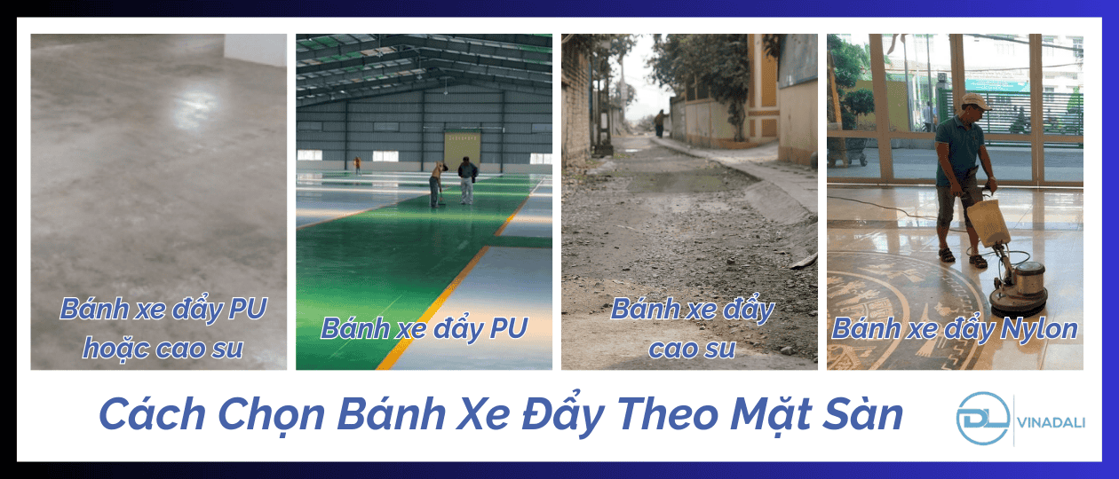 Hướng Dẫn Chọn Bánh Xe Đẩy Phù Hợp Theo Tải Trọng Và Mặt Sàn