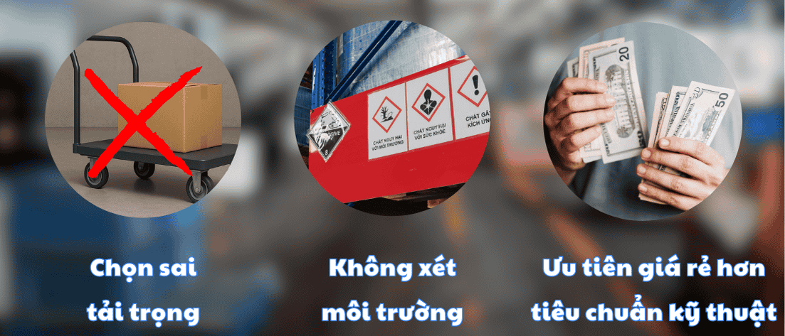 bánh xe đẩy tải trung 