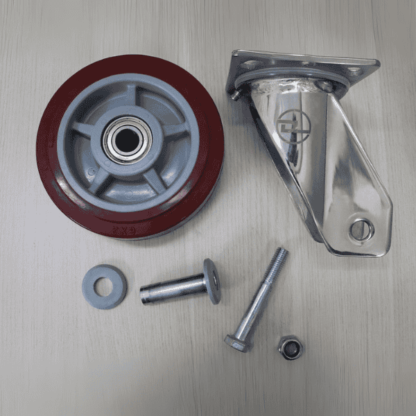 Bánh Xe Đẩy Inox 304 Tải Trọng 500kg
